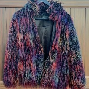 Donna Salyers Faux Fur Coat